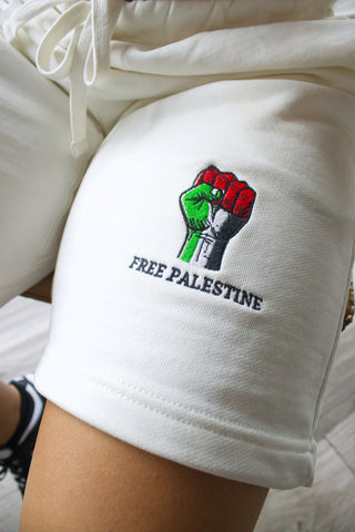 Free Palestine Sweat Shorts